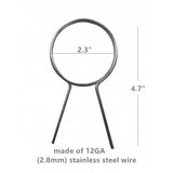 Metal Pigtail Sign Holder Sign Stake for Retail Rack Greeting Card Display Rack