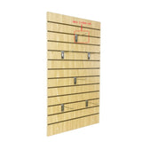 FixtureDisplays? Slatwall Panel Retail Store Display Garage Tool organizer Cloth Literature 24X40 11709-1-CLASSIC