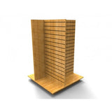 Slatwall Four Way Display Gondola Rack 11709 10