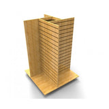 Slatwall Four Way Display Gondola Rack 11709 10