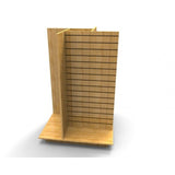 Slatwall Four Way Display Gondola Rack 11709 10