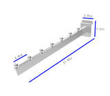 7 Cube Faceout Metal Slatwall Hook 11709 13D