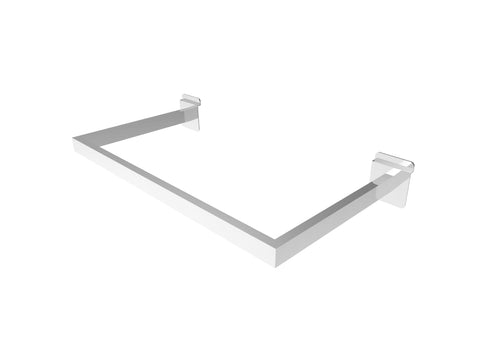 Slatwall Hang Rail U Shaped Hanging Bar 11709 13G
