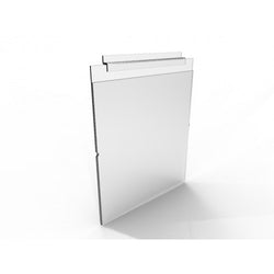 FixtureDisplays? Clear Acrylic Slatwall Literature Holder Portrait 22x26 11709-14F