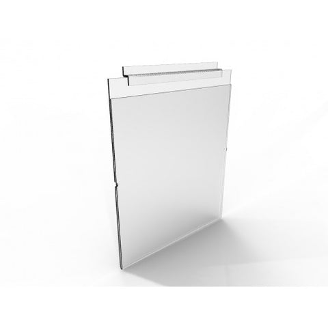 FixtureDisplays? Clear Acrylic Slatwall Literature Holder Portrait 22x26 11709-14F