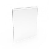 FixtureDisplays? Clear Acrylic Slatwall Literature Holder Portrait 22x26 11709-14F