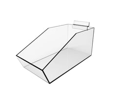 Slatwall Clear Acrylic Bin 11709 15A
