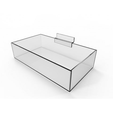 Slatwall Clear Acrylic Bin 11709 15B