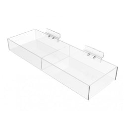 Slatwall Clear Acrylic Bin 11709 15C
