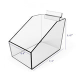 Slatwall Clear Acrylic Bin 11709 15D