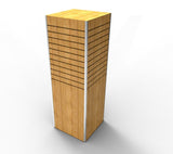 Slatwall Four Sided Merchandiser Display Information Kiosk Stand 11709 9 4S 90Day Lead Time