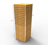 Slatwall Four Sided Merchandiser Display Information Kiosk Stand 11709 9 4S 90Day Lead Time
