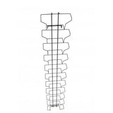 8 Wide Pocket (Fits 7x5, 44 Pockets) Horizontal Greeting Card Display Spinning Greeting Holiday Card Rack Floor Stand. Pocket Size: 8Wide X 7.5+High, 44 Pockets.11712-BLACK