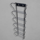 FixtureDisplays® 7.45 Wide X 5.5-8.5" Tall Greeting Card, Post Card Rack, 6 Pockets, Overal 7.8 X 2 X 27.7" Wall Mounting Holder 11714-LARGE