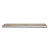 FixtureDisplays® 10PK 48" X 7" Wood-Look Planks Luxury Chiselled Wood Grain Vinyl Flooring Tiles Interlocking Flooring  23 Square Feet Make to Order 90 Days Lead Time 117TUPELOVINYL FLOORING-10PK