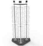 DVD, CD, BlueRay, Literature,Greeting Card Postcard Rack Display High Capacity 96 Adjustable Pockets 5.1 to 10.6 Wide, up to 8 Tall Cards 11876