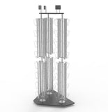 DVD, CD, BlueRay, Literature,Greeting Card Postcard Rack Display High Capacity 96 Adjustable Pockets 5.1 to 10.6 Wide, up to 8 Tall Cards 11876