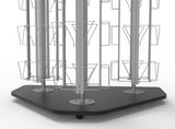 DVD, CD, BlueRay, Literature,Greeting Card Postcard Rack Display High Capacity 96 Adjustable Pockets 5.1 to 10.6 Wide, up to 8 Tall Cards 11876