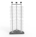 DVD, CD, BlueRay, Literature,Greeting Card Postcard Rack Display High Capacity 96 Adjustable Pockets 5.1 to 10.6 Wide, up to 8 Tall Cards 11876