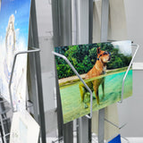 DVD, CD, BlueRay, Literature,Greeting Card Postcard Rack Display High Capacity 128 Adjustable Pockets 5.1 to 10.6 Wide, up to 8 Tall Cards11877