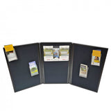 54w Tabletop Velcro Display Board, Double Sided   Black & Gray 119022