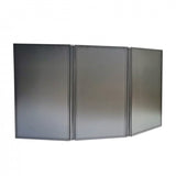 54w Tabletop Velcro Display Board, Double Sided   Black & Gray 119022