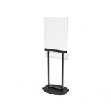 Acrylic Clear Plexiglass Poster Metal Floor Stand 22X28 with 5 Pocket Adjustable Brochure Holder 119050