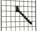 16 Metal 7 Ball Waterfall Hook for Gridwall   Black 119071