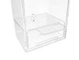 Tabletop / Wall Mounted Acrylic Hand Sanitizer Dispenser   Clear 119085