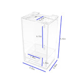 Tabletop / Wall Mounted Acrylic Hand Sanitizer Dispenser   Clear 119085