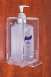 Tabletop / Wall Mounted Acrylic Hand Sanitizer Dispenser   Clear 119085