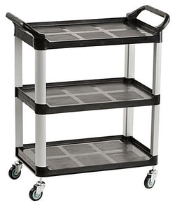 32w Bus Cart, 3 Shelves   Black 119127