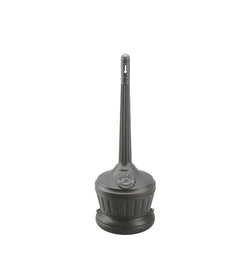 42 Outdoor Ashtray w/ Lift out Pail, Round Base   Black 119189