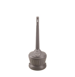 42 Outdoor Ashtray w/ Lift out Pail, Round Base   Gray 119190