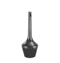 40 Outdoor Ashtray w/ Lift out Pail, Round Base   Black 119192