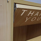 20X20X39" Maple Wood Trash Receptacle AND Plastic Bin Can Restaurant Fast Food 119231-NEW+15052