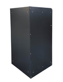 Restaurant Trash Bin Fast Food Garbage Receptacle Tray Holder Up To 36 Gallons 119232-BLACK