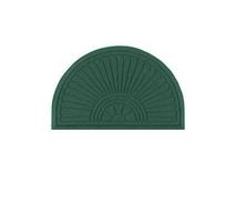 4' x 2.3' Semi Circle Entry Mat   Green 119234