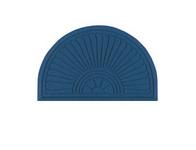 4' x 2.3' Semi Circle Entry Mat   Blue 119236