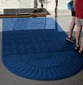 6 x 7 Entry Mat with One Semi Circle End   Blue 119248