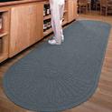6 x 10 Entry Mat with Rounded Ends   Gray 119277