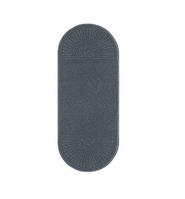 4 x 8 Entry Mat with Rounded Ends   Gray 119283