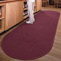 3 x 11.7 Entry Mat with Rounded Ends   Maroon 119285