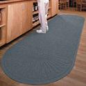 3 x 11.7 Entry Mat with Rounded Ends   Gray 119287