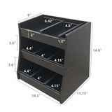 Display,CONDIMENT FOOD BEVERAGE COUNTERTOP DISPLAY HOLDER 14Wx15Hx12D 11930