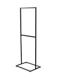 Poster Stand for Floor, Top Insert, 2 Sided, with Floor Levelers   Black