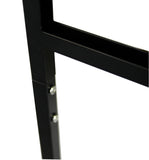 Poster Stand for Floor, Top Insert, 2 Sided, with Floor Levelers   Black