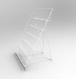 6 Tiered Wire Display Rack Tabletops Literature Holder 2.5 Open Shelves