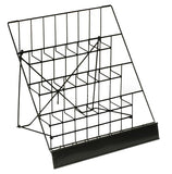 4 Tier Wire Display Rack Literature Brochure Magazine Stand Book Tabletop Rack