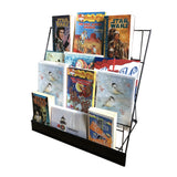 4 Tier Wire Display Rack Literature Brochure Magazine Stand Book Tabletop Rack